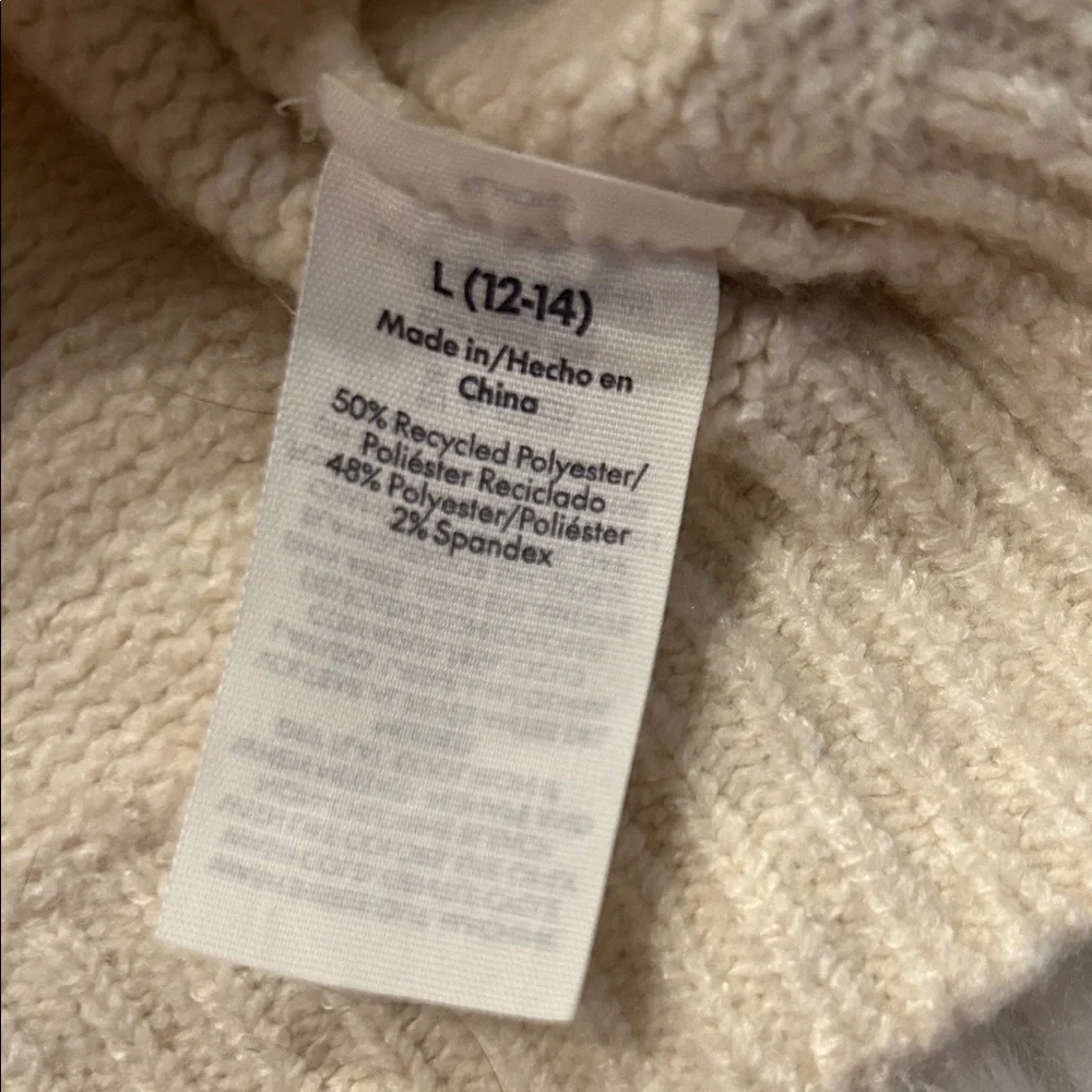 No Boundaries Cream and Brown Bear Cardigan - Picture 4 of 4